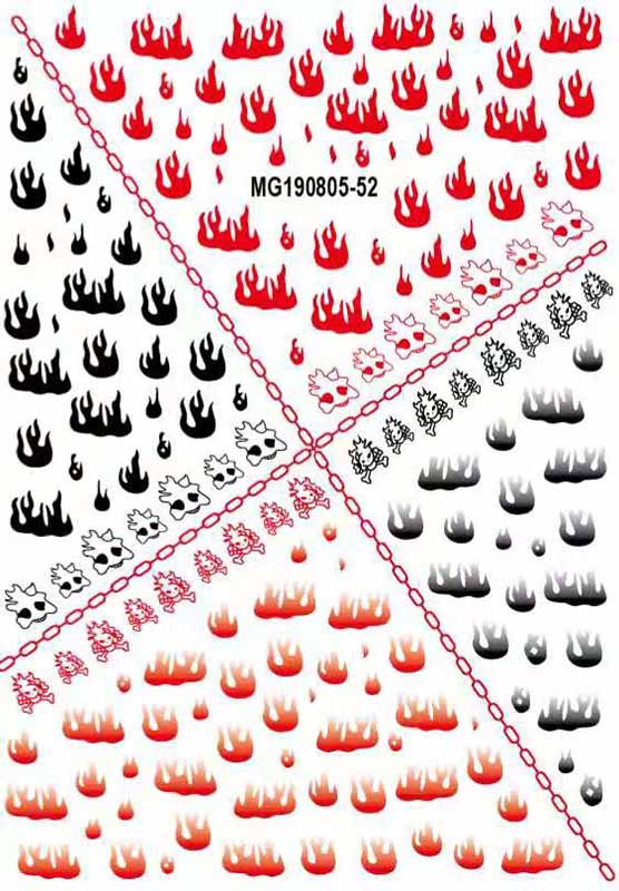 Flame sticker ST1282