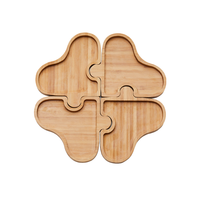 Puzzle dry fruit plate