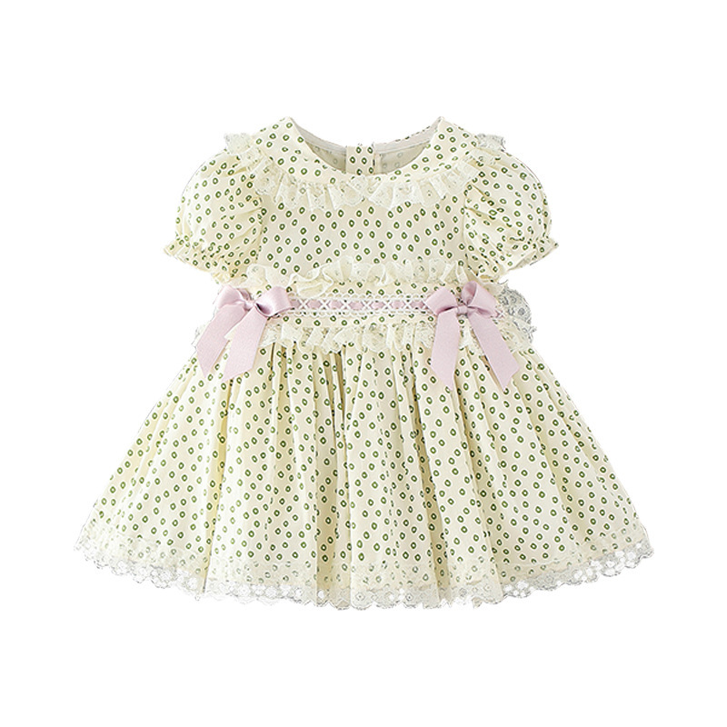 Sweet And Lovely Short Sleeve Princess Dress