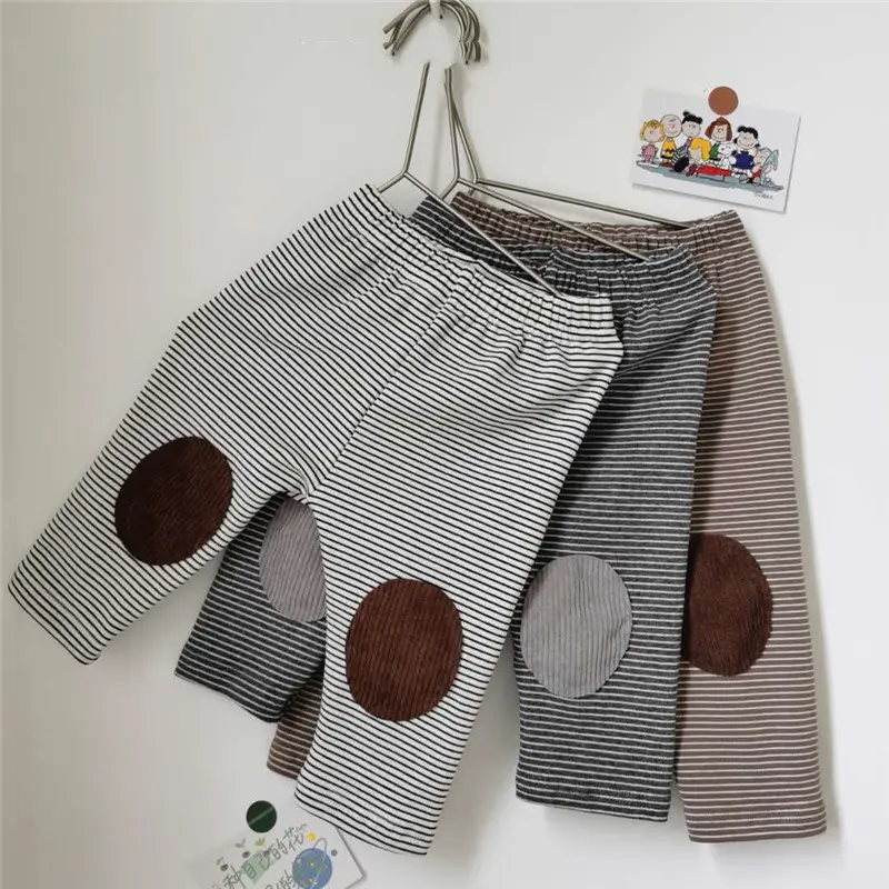 Men's and Women's Baby Striped Leggings with Lrge Stretch