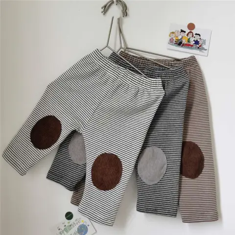 Men's and Women's Baby Striped Leggings with Lrge Stretch