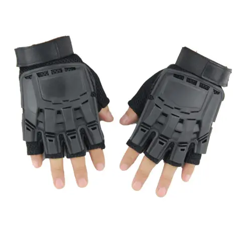 Tactical Gloves Men's Combat Paintball Training Climbing Half Finger