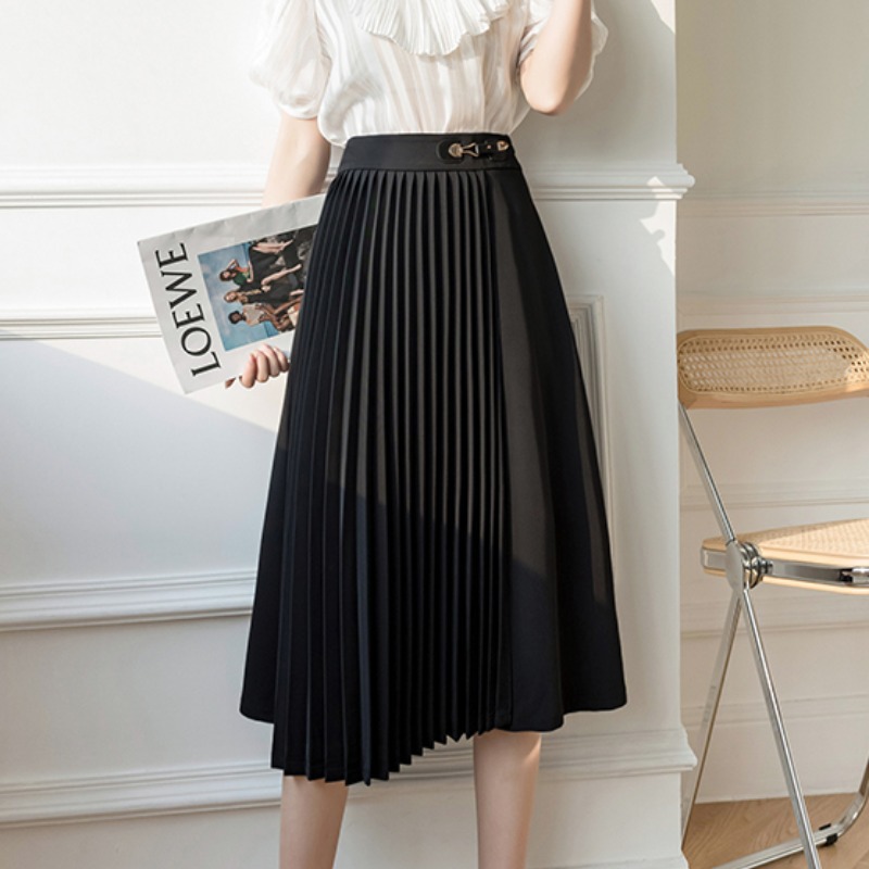 Title 1, A-line Mid-length Retro Skirt – a stylish and c...