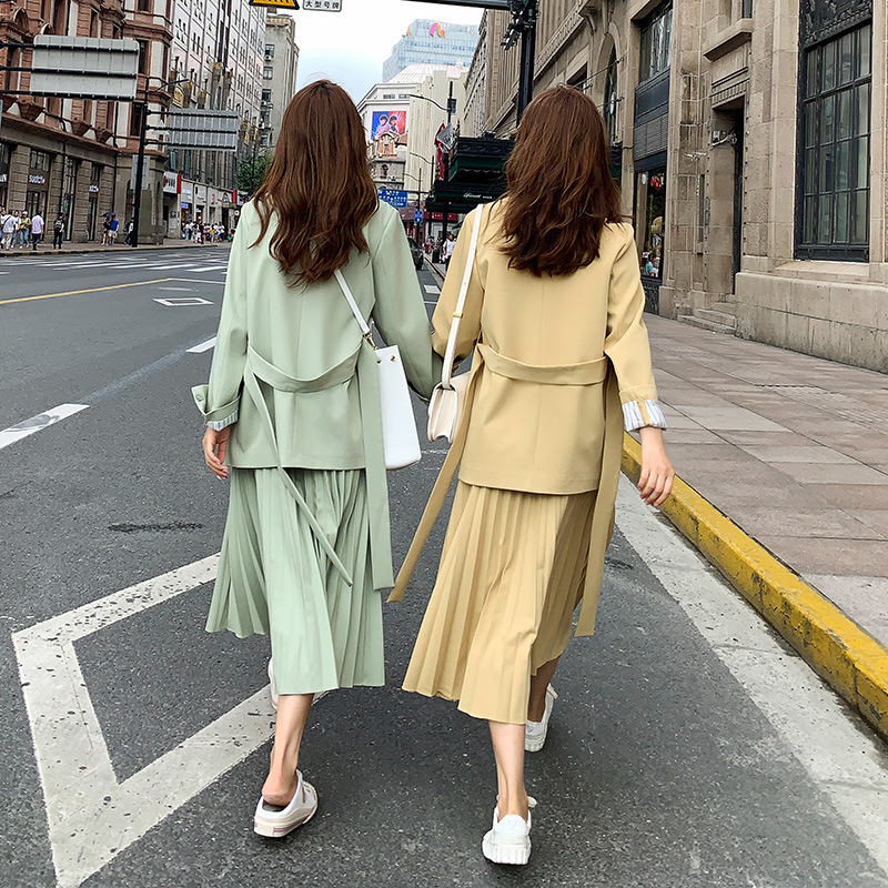 Waist-In-The-Waist Casual Slim Suit