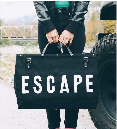 Ins Bag Travel Bag Men'S Bag Handbag Cowhide Pink Travel Bag Letter Canvas Bag Black - Shop at LoveMi