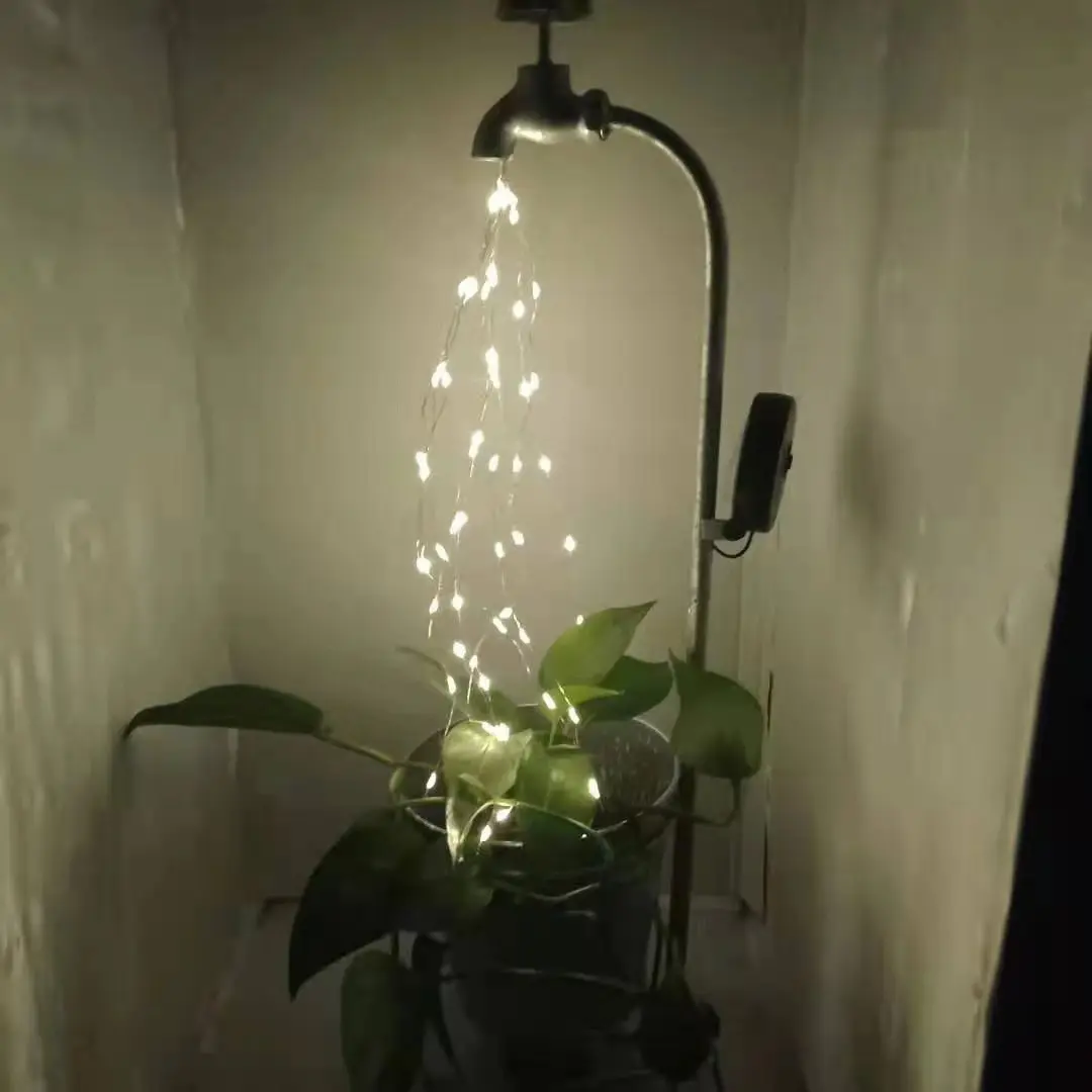 Solar Powered Watering Can Style Fairy LED