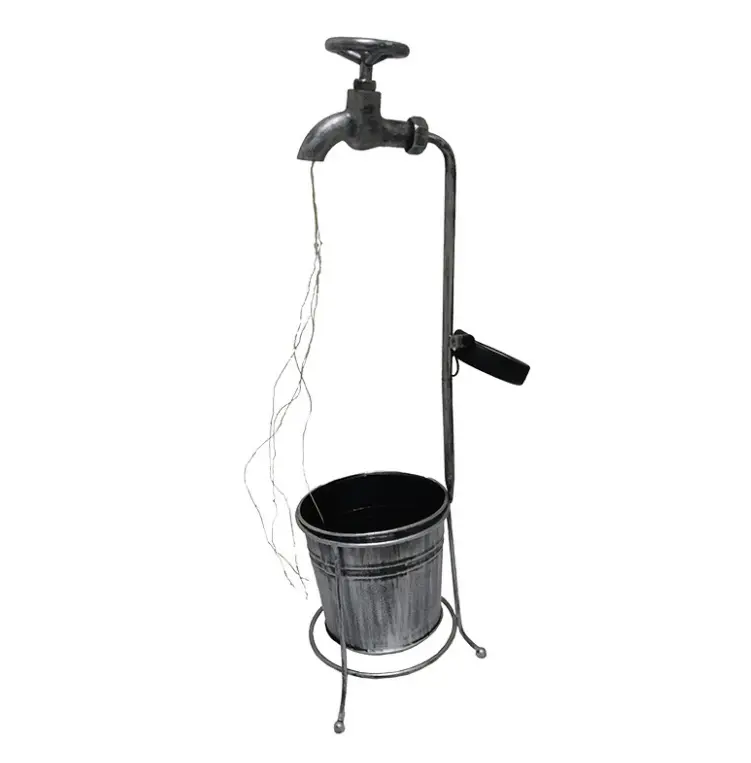 Solar Powered Watering Can Style Fairy LED
