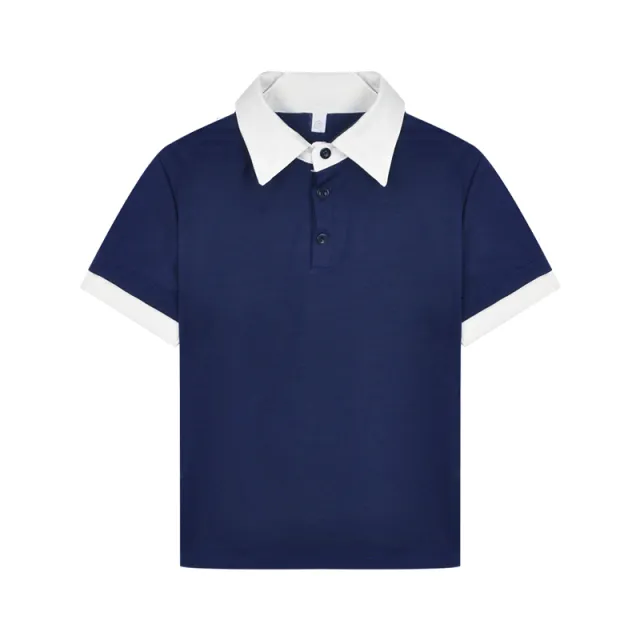 Polo Collar T shirt Female Summer New Hot Blue - Shop at LoveMi