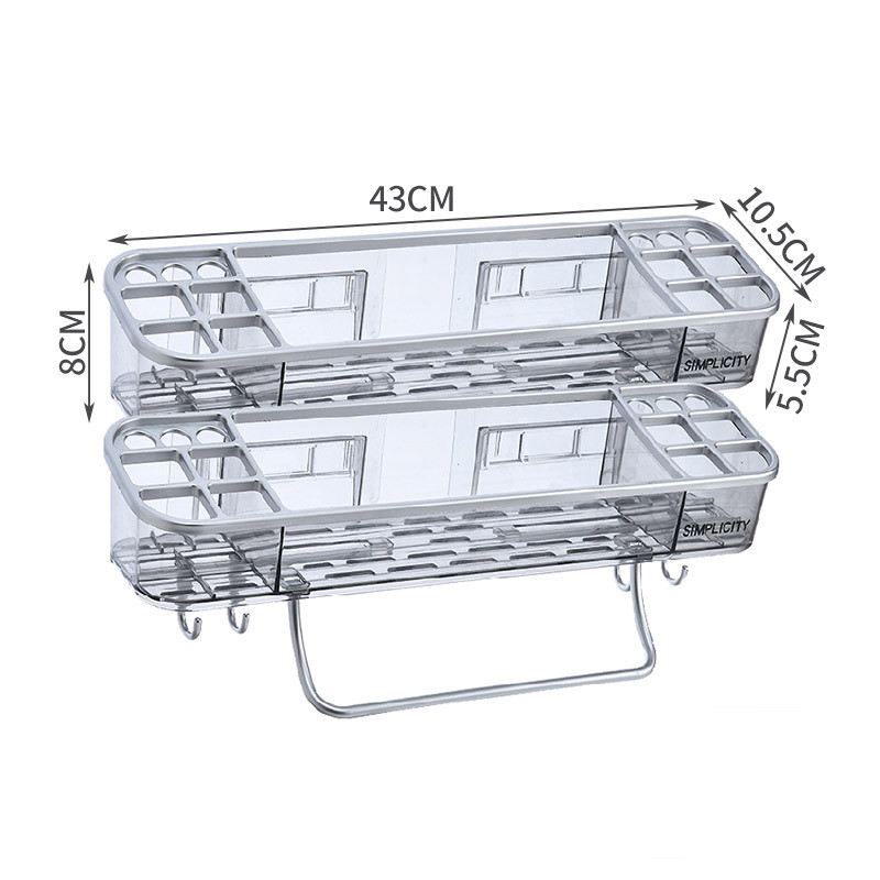 Twostory rectangular shelf