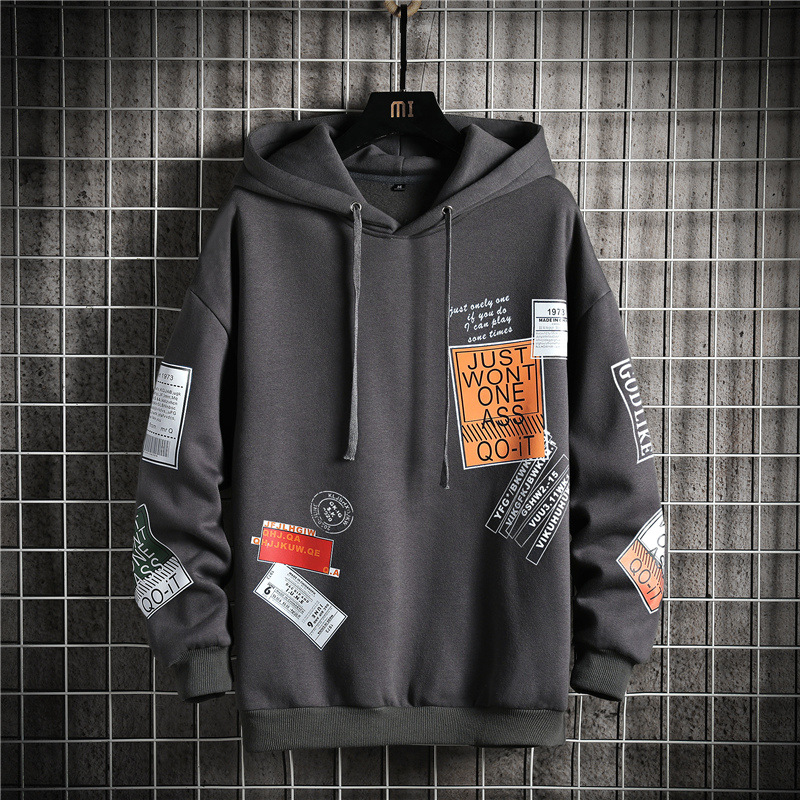 Title 5, Fleece bedrukt sweatshirt met capuchon