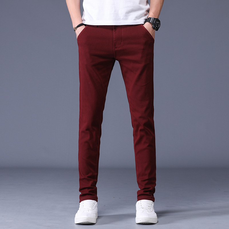 Title 5, Summer mens black slim pants. Casual stretch p...