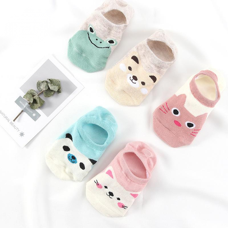 Title 4, Japanese Cute Cartoon Small Animal Boat Socks