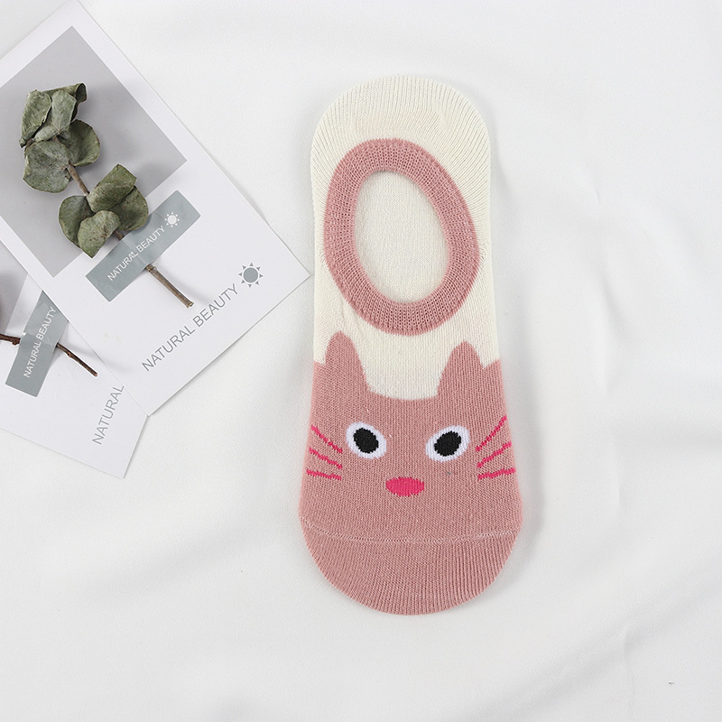 Title 5, Japanese Cute Cartoon Small Animal Boat Socks