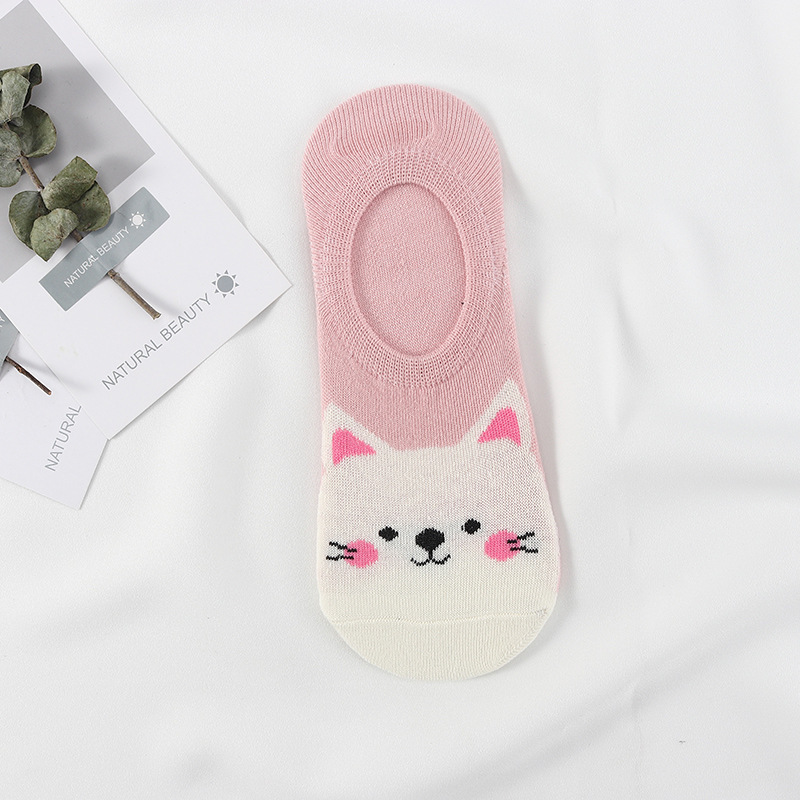 Title 9, Japanese Cute Cartoon Small Animal Boat Socks