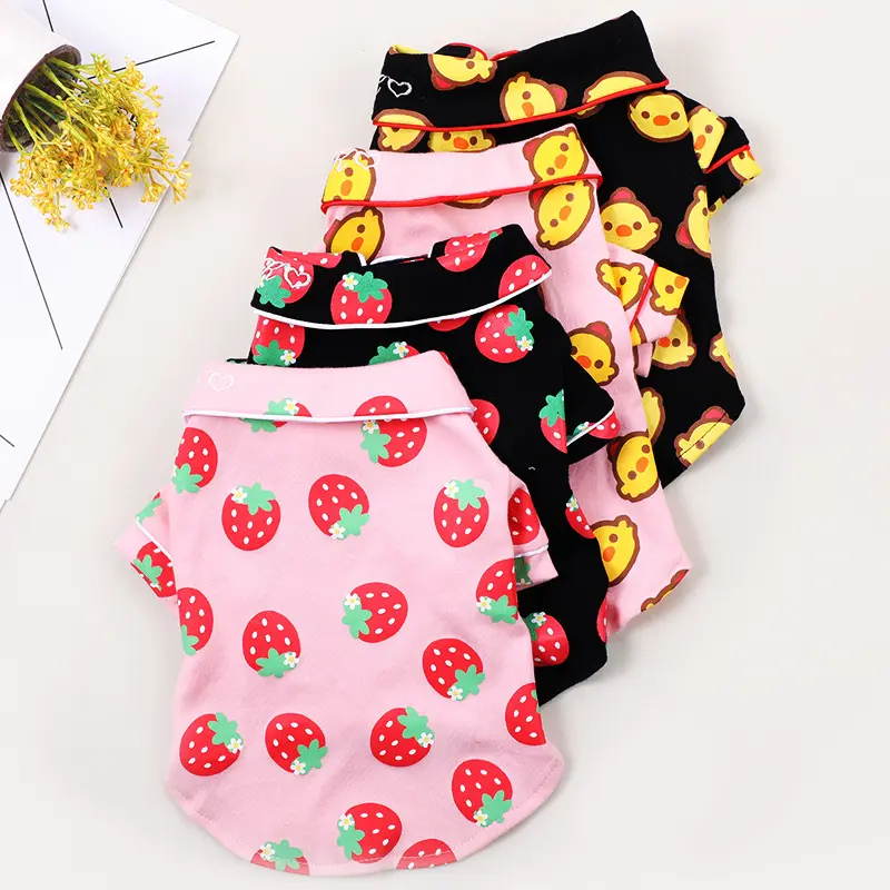 Spring And Summer Dog Clothes Cotton Home