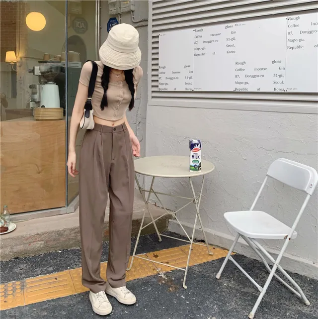 T shirt women''s Fashion Europe And The United States Pants M - Shop at LoveMi