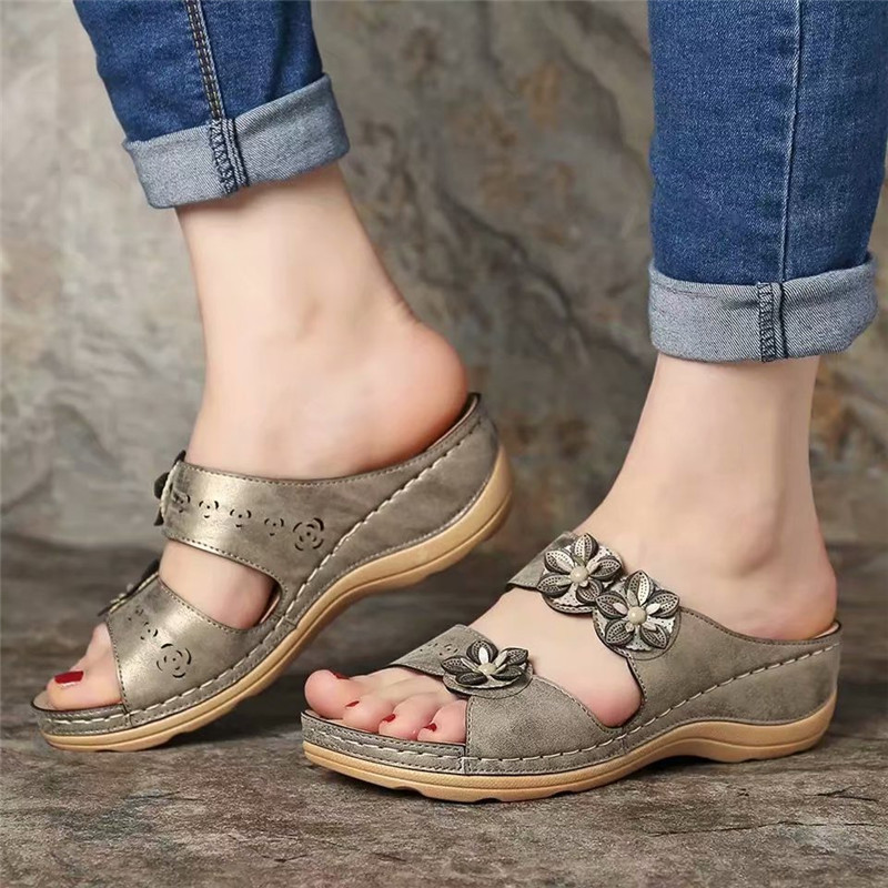 Rhinestone Slide Sandals