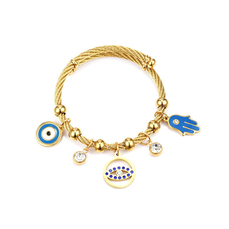 Stainless Steel Delicate Women Turkish Devils Eye 