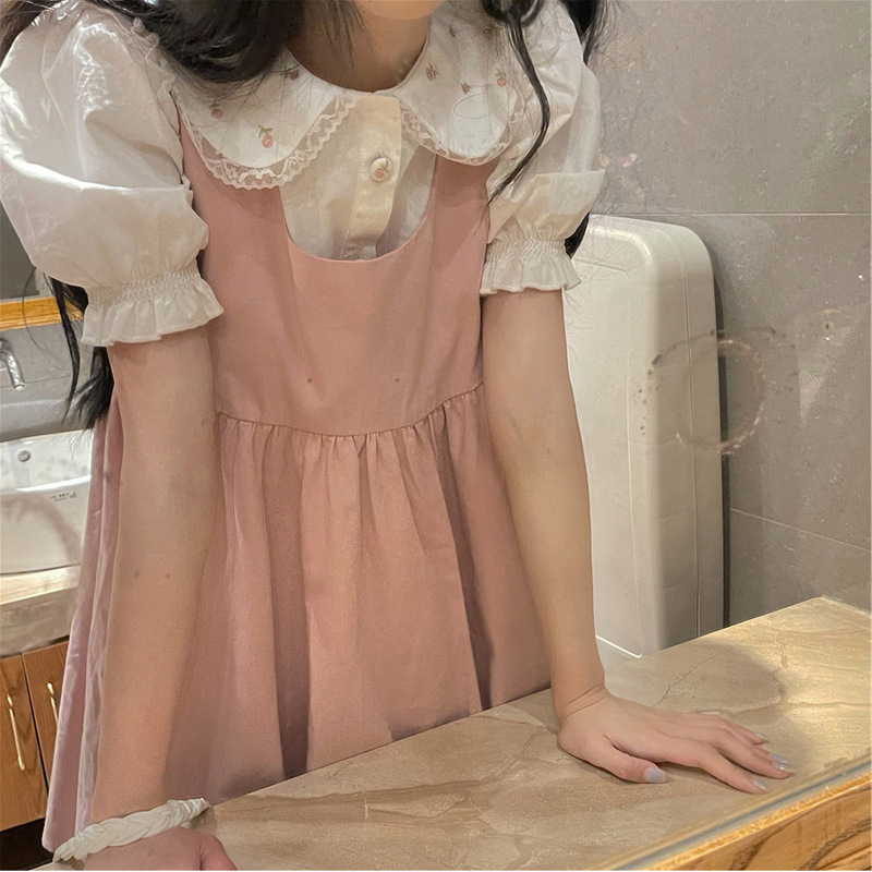 Title 2, Doll Collar Shirt Female New Design Sense Niche...