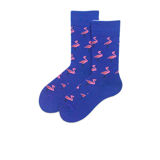 Spring And Autumn Mid Length Hip Hop Street Sports Socks Pink - Shop at LoveMi