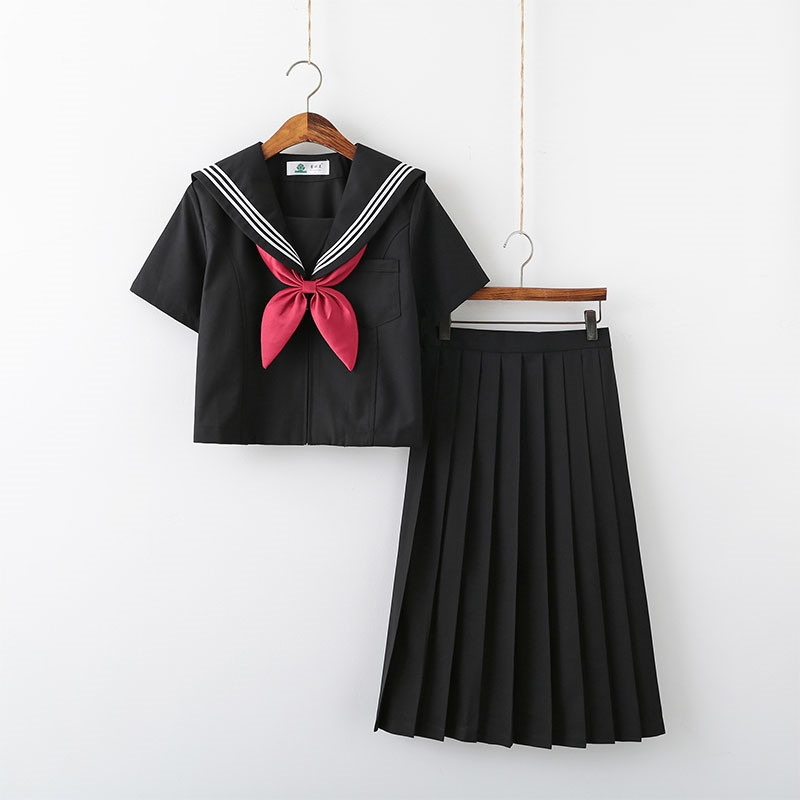 College Style Uniform Skirt Suit