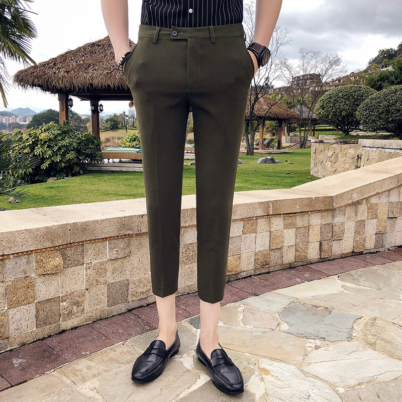 Title 4, Miyas - Trend Casual Slim Straight Suit Pants