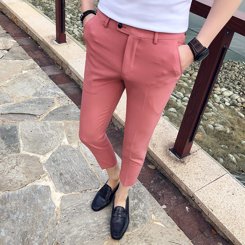 Title 1, Miyas Trend Casual Slim Straight Pantalone za m...