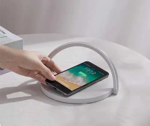 Home Desk Lamp Wireless Charging with Holder Desktop Mobile
