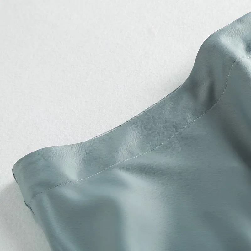 Glossy Ladies Simple And Fashionable Half Skirt