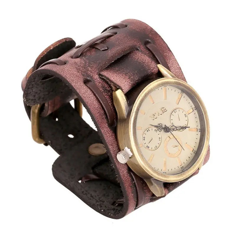 Accessories Foreign Trade Watches Retro Cowhide Punk