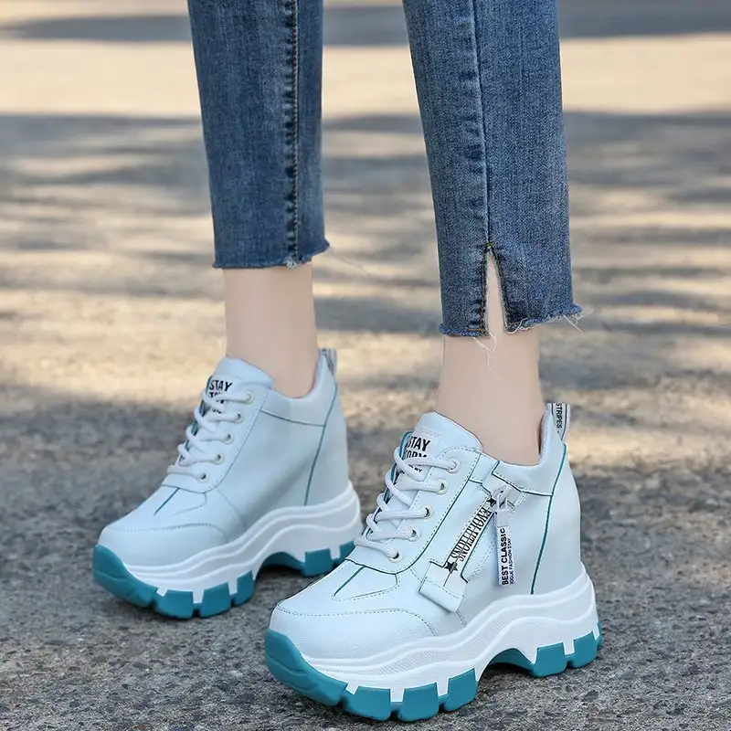 Inner Increase Women'S Shoes Explosive Style All-Match Casual Sports Shoes
