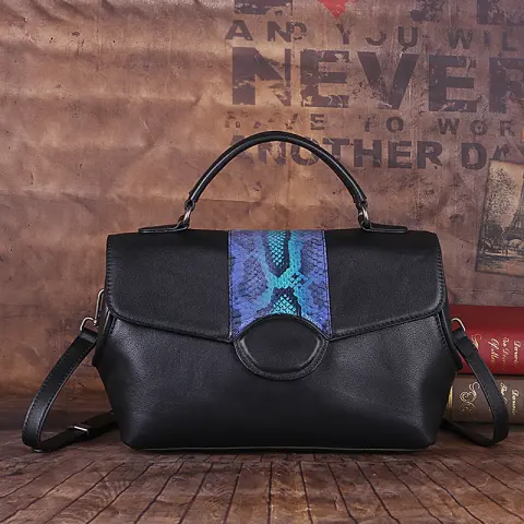 Johnature Vintage Genuine Leather Women Bag New Handmade Embossed