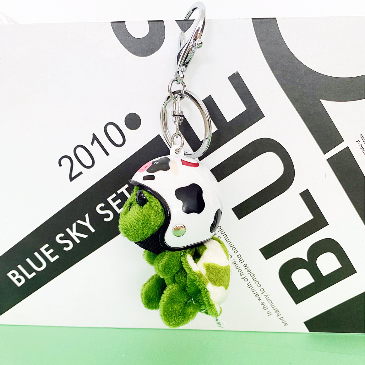 Cute Zodiac Helmet Little Turtle Pendant