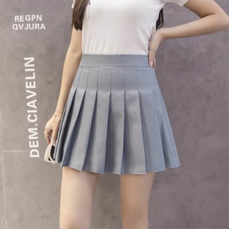 Fashion And Simple Ladies A Line Plaid Pleated Skirt C S - Shop at LoveMi