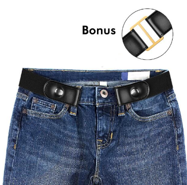 Title 2, Buckle-Free Belt For Jean Pants,Dresses,No Buc...