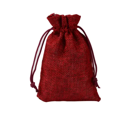 Manufacturers Drawstring Linen Bag Mini Rope Jewelry Packaging Gift