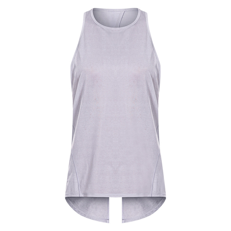 New Sexy Crossover Strappy Blouse With Leaky Shoulders, Loose And Breathable Sports Fitness Yoga Vest Women