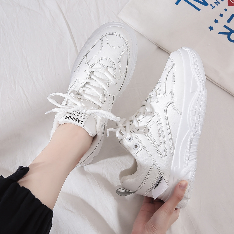 Sports Casual Shoes White Women's Shoes All-match