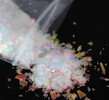 Holographic AB Nail Glitter Flake Sparkly Sequins Irregular Sequins DIY Gel Polish Manicure Nail Art Decorations Accessories Golden Light Colorful - Shop at LoveMi