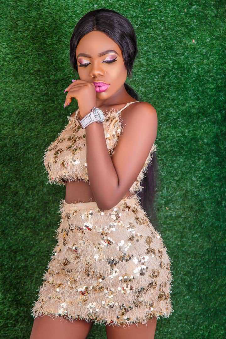 Ladies Dress High Elastic Wool Sequined Camisole Short Skirt Two-Piece Suit