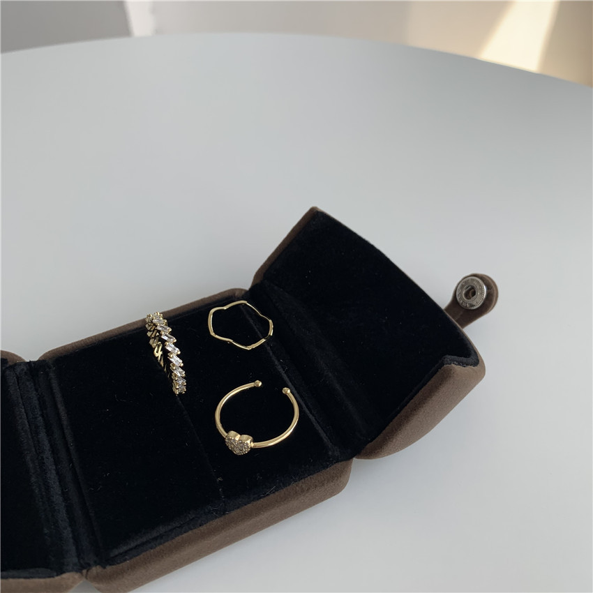 Personalized Simple Love Wave Ring Women