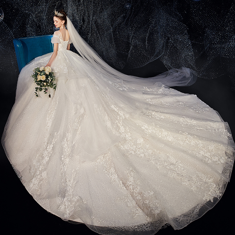 Bride Large Size Covering Pregnant Belly, Main Yarn, Small French Covering Arm, Trailing Maternity Models. Tailing 3Xl - Shop at LoveMi