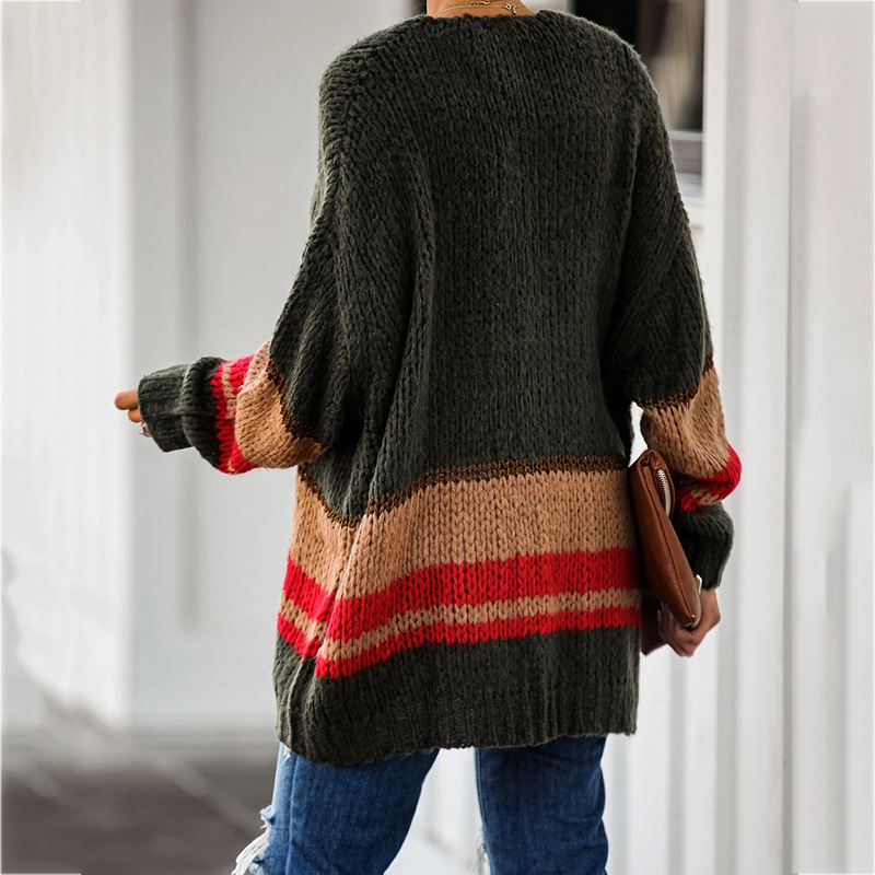 Title 2, Cardigan Womens Autumn And Winter Knitted Jack...