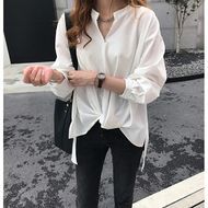 Spring and Autumn Women's New Style  Large Size Shirt