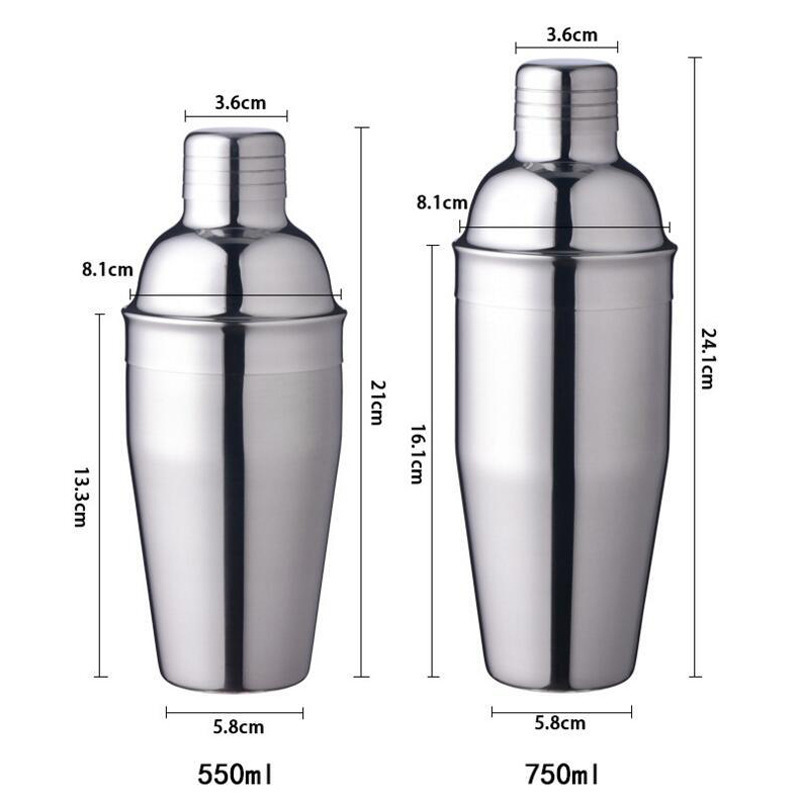 Stainless Steel Cocktail Shaker Ice Bucket Six piece Set 1Pcs - Shop at LoveMi