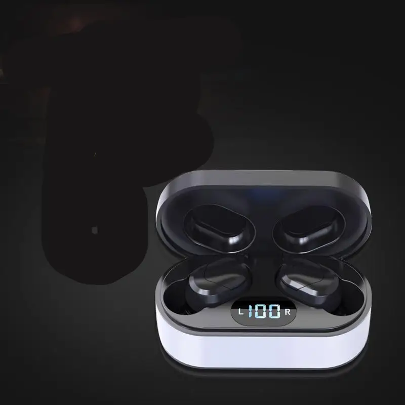 Voice Assistant Bluetooth Headset 5.0 Wireless Earplugs Hanging Ear Type