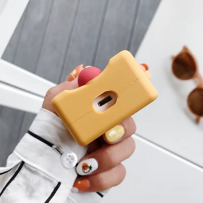 Creative Personality Hot Dog Bread Earphone Set