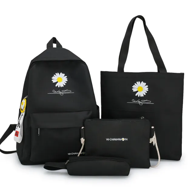 The New Middle School Student Schoolbag Girl Korean Style Small Black - Shop at LoveMi
