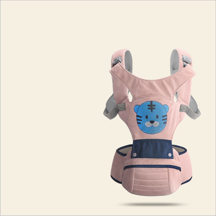 Newborn Baby Carrier Women Multifunctional Baby Carrier Baby Waist Stool Cotton T Shirts Dad Hands Free Baby Kangaroo Packet — foto 6