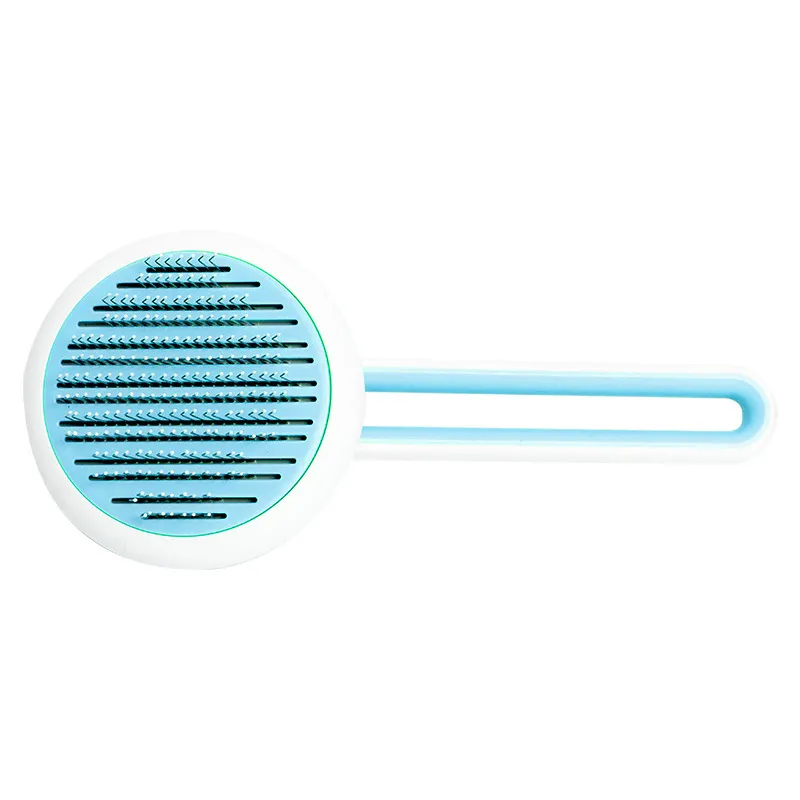 Pet Dog Hair Remover Cat Brush Grooming Tool Automatic Massage Comb Round Hair Brush For Cat Dog Pet Supplies – image 8